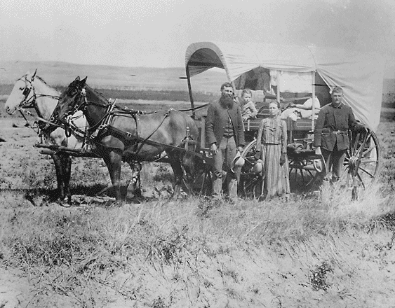 Une famille de paysans en 1866
