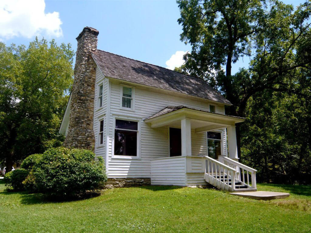 Maison occupée par Laura Ingalls Wilder à Mansfield (Missouri) de 1896 à son décès